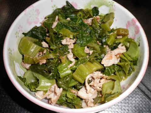 高菜の醤油麹炒め